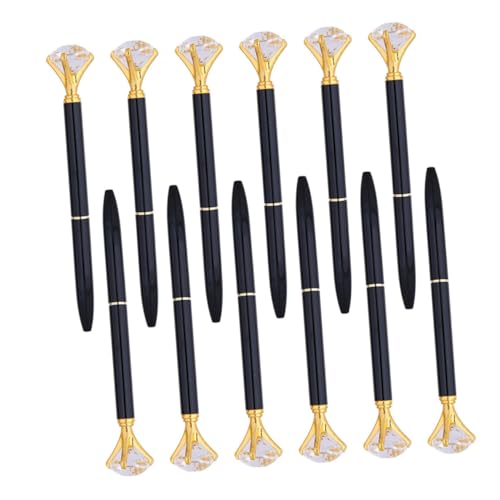 CIYODO 12 Stück Teiliges Glaskugelschreiber Metall Kugelschreiber mit Schwarzer Tinte Elegant Funkelnd für Büro Schule Damen Stilvolles Schreibgerät Langlebig und Fließend CIYODO 12 Stück Teiliges Glaskugelschreiber Metall Kugelschreiber mit Schwarzer Tinte Elegant Funkelnd für Büro Schule Damen Stilvolles Schreibgerät Langlebig und Fließend von CIYODO