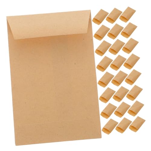 CIYODO 120 Stck. Kleine Kraftpapier Samenumschläge Blanko Samenaufbewahrung Praktische Langlebige Briefumschläge für Kleine Gegenstände Vielseitig Einsetzbar Leicht und Tragbar von CIYODO