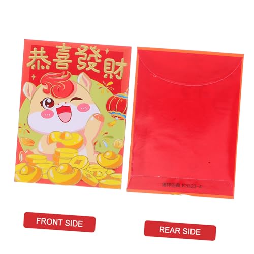 CIYODO 120 Stück Chinesische Rote Umschläge Karton Pferd Lunar Year Umschläge aus Stabilem Papier für Geldgeschenke und Grußkarten zu Neujahr und Festlichkeiten CIYODO 120 Stück Chinesische Rote Umschläge Karton Pferd Lunar Year Umschläge aus Stabilem Papier für Geldgeschenke und Grußkarten zu Neujahr und Festlichkeiten von CIYODO