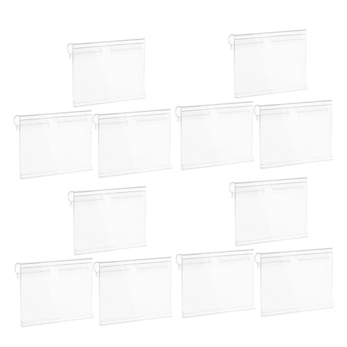 CIYODO 120 Stück Etikettenhalter für Preisschilder Transparente Halter für Einzelhandel Supermärkte und Lager Clip Design für Klare Beschriftung und Vielseitige Nutzung CIYODO 120 Stück Etikettenhalter für Preisschilder Transparente Halter für Einzelhandel Supermärkte und Lager Clip Design für Klare Beschriftung und Vielseitige Nutzung von CIYODO