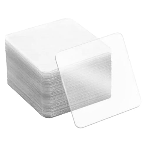 CIYODO 120 Stück Teiliges Transparentes Doppelseitiges Klebeband Extra Stark Ablösbar Spurlos für Bilder Aufhängen Poster und Dekorationen Vielseitig für Zuhause Büro und Schule von CIYODO