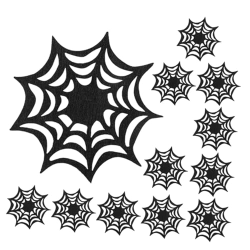 CIYODO 12Pcs Halloween Dekoration Halloween-Dekoration rutschfeste Halloween Decoration bürogadges Bubble Tea Stroh Tür dekorative Untersetzer Wiederverwendbare Untersetzer Vlies Black CIYODO 12Pcs Halloween Dekoration Halloween-Dekoration rutschfeste Halloween Decoration bürogadges Bubble Tea Stroh Tür dekorative Untersetzer Wiederverwendbare Untersetzer Vlies Black von CIYODO