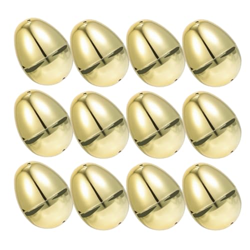 CIYODO 12Stücke Befüllbare Goldene Ostereier aus Kunststoff Dekorative Hängende Eier für Ostern für und Überraschungen Langlebig und Leicht CIYODO 12Stücke Befüllbare Goldene Ostereier aus Kunststoff Dekorative Hängende Eier für Ostern für und Überraschungen Langlebig und Leicht von CIYODO