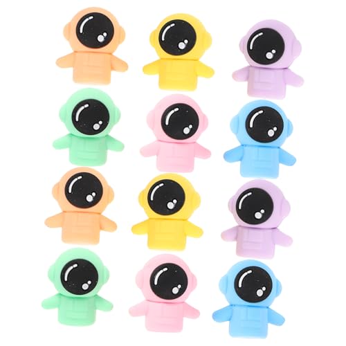 CIYODO 12pcs Astronaut Eraser Niedliche Raummotivstapartikern Für Kinder Kinder Mini -cartoon -radiergummis Für Außenraum Party Bevorzugt Goodie Bag Stuffers Zeugungen von CIYODO