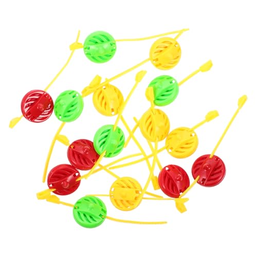 CIYODO 15 Stück Teiliges Gyro aus Hochwertigem PVC Leicht und Tragbar Buntes Kinderspielzeug Feinmotorik als Partygeschenk und Mitgebsel Zufällige Farbe Zufällige Farbe von CIYODO