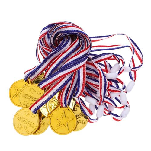 CIYODO 15 Stück mit Goldmedaille Kindersportmedaillen Medaille für Sport Partymedaillen gefälschte Medaillen Kindergarten-Abschlussmedaille Medaillen für das Spiel Bauch Golden CIYODO 15 Stück mit Goldmedaille Kindersportmedaillen Medaille für Sport Partymedaillen gefälschte Medaillen Kindergarten-Abschlussmedaille Medaillen für das Spiel Bauch Golden von CIYODO