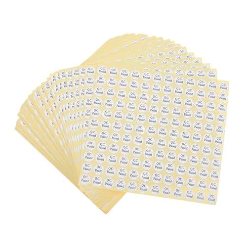 CIYODO 150 Blatt „Pass The Inspection“ Etiketten Markierungsaufkleber Selbstklebende Aufkleber Etiketten Qc Aufkleber Für Verpackungen von CIYODO
