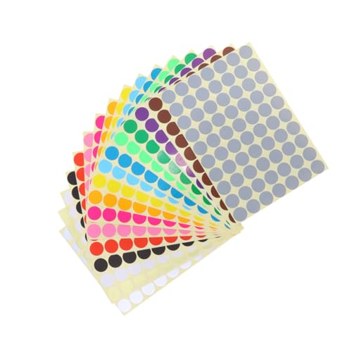 CIYODO 16 Stück Teiliges runder Etikettenaufkleber Klebepunkte Selbstklebend Farbige Etiketten für Geschenke Scrapbook Halloween Party Einfach Ablösbar ohne Rückstände Vielseitig CIYODO 16 Stück Teiliges runder Etikettenaufkleber Klebepunkte Selbstklebend Farbige Etiketten für Geschenke Scrapbook Halloween Party Einfach Ablösbar ohne Rückstände Vielseitig von CIYODO