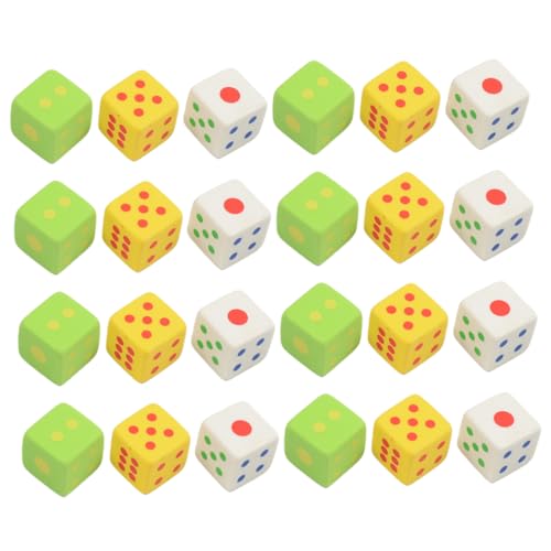 CIYODO 18 Sätze Bunte Würfel Radiergummis Set Radierer für Kindergarten Schulaccessoires für und Praktisch und Tragbar Zufällige Farbe Zufällige Farbe von CIYODO