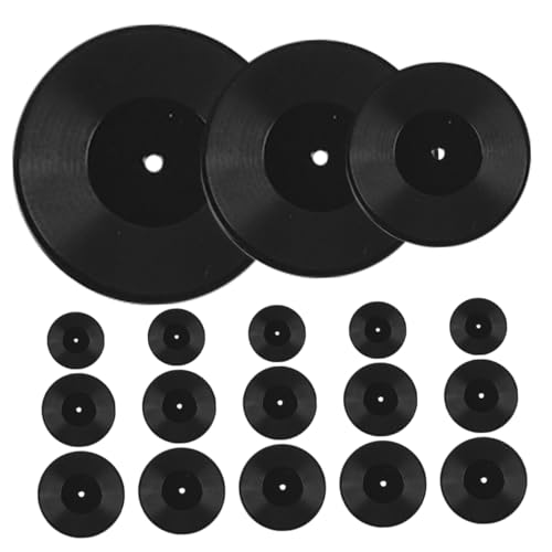 CIYODO 18 Stück Teiliges Mini Vinyl Schallplatten für Puppenhaus Realistische Vinyl Dekorationen Vintage Musikszene Zubehör für Miniaturen Diy Bastelprojekte und Miniaturlandschaften CIYODO 18 Stück Teiliges Mini Vinyl Schallplatten für Puppenhaus Realistische Vinyl Dekorationen Vintage Musikszene Zubehör für Miniaturen Diy Bastelprojekte und Miniaturlandschaften von CIYODO