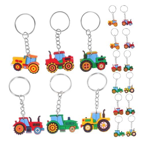 CIYODO 18 Stück Teiliges Traktor Schlüsselanhänger Cartoon Bauernhof Fahrzeuge Schlüsselringe für Party Mitgebsel Erntefest Dekorationen Robuste Anhänger für Bau Landwirtschaft Fans CIYODO 18 Stück Teiliges Traktor Schlüsselanhänger Cartoon Bauernhof Fahrzeuge Schlüsselringe für Party Mitgebsel Erntefest Dekorationen Robuste Anhänger für Bau Landwirtschaft Fans von CIYODO