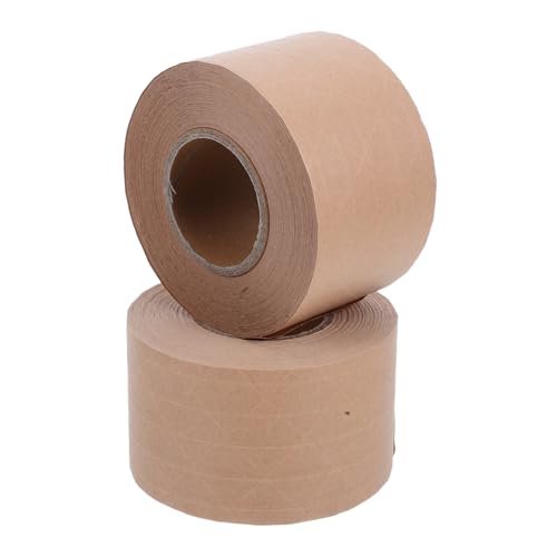 CIYODO 2 Rollen Beschreibbares Kraftpapier Klebeband Wasseraktiviertes Hochleistungs Klebeband – Biologisch Abbaubares Hochleistungs Verpackungsklebepapier Für Den Versand 6 Cm X 39 M CIYODO 2 Rollen Beschreibbares Kraftpapier Klebeband Wasseraktiviertes Hochleistungs Klebeband – Biologisch Abbaubares Hochleistungs Verpackungsklebepapier Für Den Versand 6 Cm X 39 M von CIYODO
