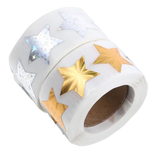 CIYODO 2 Rollen Schüler Belohnungssticker Sternförmige Glänzende Stern Aufkleber Selbstklebende Stern Sticker für Schule Büro und Bastelprojekte Praktische Sealing Sticker CIYODO 2 Rollen Schüler Belohnungssticker Sternförmige Glänzende Stern Aufkleber Selbstklebende Stern Sticker für Schule Büro und Bastelprojekte Praktische Sealing Sticker von CIYODO