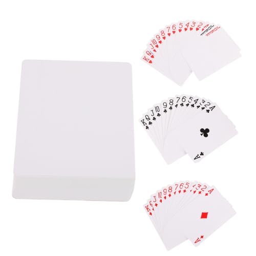 CIYODO 2 Sätze Blank Karten für DIY Spielkarten Hitzeübertragungsfähige Karten Einseitige Sublimationskarten für Kreative Projekte und Kartenspiele von CIYODO