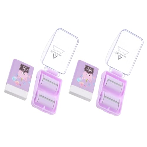 CIYODO 2 Sätze Mini Tisch radiergummi Krümelsammler mit Praktischem Rollendesign Tragbarer Leichter Haushalts schreibtischreiniger für Unterwegs CIYODO 2 Sätze Mini Tisch radiergummi Krümelsammler mit Praktischem Rollendesign Tragbarer Leichter Haushalts schreibtischreiniger für Unterwegs von CIYODO