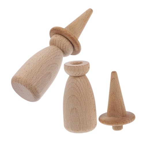CIYODO 2 Sätze Unfinished Wooden Peg Dolls für Diy Holzkunst Blanko Holzfiguren mit Wechselbaren für Kreative Kunstprojekte und Sandspiel Dekoration CIYODO 2 Sätze Unfinished Wooden Peg Dolls für Diy Holzkunst Blanko Holzfiguren mit Wechselbaren für Kreative Kunstprojekte und Sandspiel Dekoration von CIYODO
