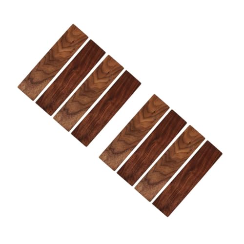 CIYODO 2 Sätze Walnuss Holzplatten Zum Basteln Und Schnitzen Unbeschichtete Holzplatten Diy Holzblöcke Für Holzarbeiten Und Kreative Projekte 4 Stücke * 2 von CIYODO