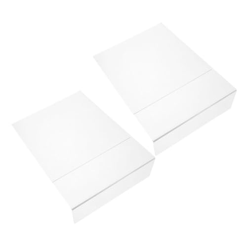 CIYODO 2 Stück Acryl Schreib und Lesebrett Transparent Multifunktionaler Schrägständer für Zeichenbrett Bücher Noten Stabiler Klarsichtiger Schreibtischhalter für Studenten von CIYODO