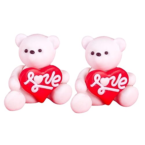 CIYODO 2 Stück Geständnisbärende Ornamente Ausgestopft Kuchendekoration Requisiten Miniatur-bären-kuchendekoration Ich Kleine Bärenkuchendekoration Minibär Polymer-ton CIYODO 2 Stück Geständnisbärende Ornamente Ausgestopft Kuchendekoration Requisiten Miniatur-bären-kuchendekoration Ich Kleine Bärenkuchendekoration Minibär Polymer-ton von CIYODO