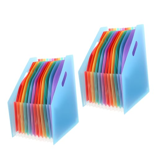 CIYODO 2 Stück Großer Aktenordner Stehend Erweiterbar mit Fächern aus Stabilem Mehrschichtiger für Büro Schule Zuhause Platzsparender Dokumentenhalter in Blau CIYODO 2 Stück Großer Aktenordner Stehend Erweiterbar mit Fächern aus Stabilem Mehrschichtiger für Büro Schule Zuhause Platzsparender Dokumentenhalter in Blau von CIYODO