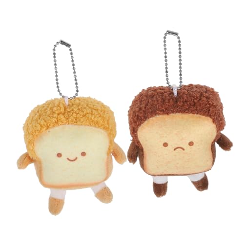 CIYODO 2 Stück Halloween Dekoration Halloween Decoration lustige schlüsselanhänger Mini Toast Anhänger Babys Kasse Plüsch Schlüsselanhänger Plüsch-Schlüsselanhänger-Puppe PP Baumwolle CIYODO 2 Stück Halloween Dekoration Halloween Decoration lustige schlüsselanhänger Mini Toast Anhänger Babys Kasse Plüsch Schlüsselanhänger Plüsch-Schlüsselanhänger-Puppe PP Baumwolle von CIYODO