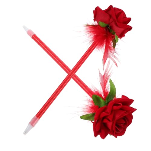 CIYODO 2 Stück Kreative Kugelschreiber mit Rosenblüten Design Langlebige Kunststoff und Stoffmaterialien Geschmeidiges Schreiben ohne Tintenaustritt für Büro Schule und Geschenkgebrauch CIYODO 2 Stück Kreative Kugelschreiber mit Rosenblüten Design Langlebige Kunststoff und Stoffmaterialien Geschmeidiges Schreiben ohne Tintenaustritt für Büro Schule und Geschenkgebrauch von CIYODO