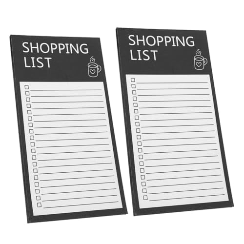 CIYODO 2 Stück Magnetische Notizblöcke Kreative Kühlschrank Notizpads für Einkaufslisten und to Do Notizen mit Einzigartigem Design für Organisation von Haushaltsaufgaben CIYODO 2 Stück Magnetische Notizblöcke Kreative Kühlschrank Notizpads für Einkaufslisten und to Do Notizen mit Einzigartigem Design für Organisation von Haushaltsaufgaben von CIYODO