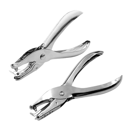 CIYODO 2 Stück Metalllochstanzer für Rundlöcher Handlicher Einzellochstanzer für Diy Projekte Bürobedarf und Scrapbooking Tragbar CIYODO 2 Stück Metalllochstanzer für Rundlöcher Handlicher Einzellochstanzer für Diy Projekte Bürobedarf und Scrapbooking Tragbar von CIYODO