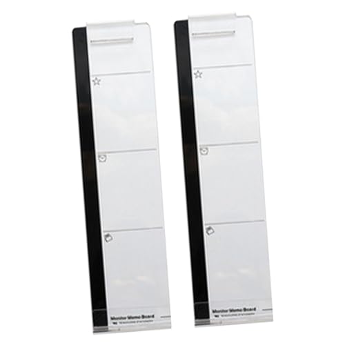 CIYODO 2 Stück Multifunktionales Memo Board für Computerbildschirm Selbstklebende Notiztafel Schlankes Design Einfache Befestigung für Büro und Home Office Platzsparend und Praktisch CIYODO 2 Stück Multifunktionales Memo Board für Computerbildschirm Selbstklebende Notiztafel Schlankes Design Einfache Befestigung für Büro und Home Office Platzsparend und Praktisch von CIYODO