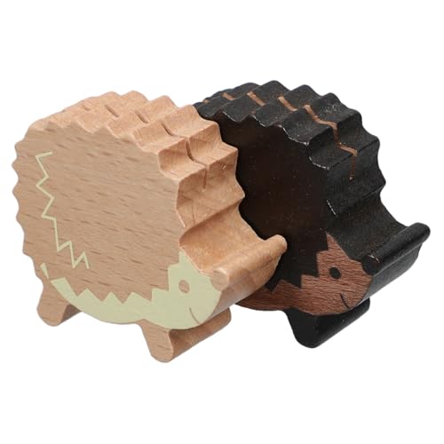 CIYODO 2 Stück Nachrichtenkasten aus Holz Tischschildhalter Kartenhalter für den Tisch Tischplatte Name Ort Memo Note Stand Fotohalter aus Holz Nennenkartenhalter Tischbild steht hölzern von CIYODO