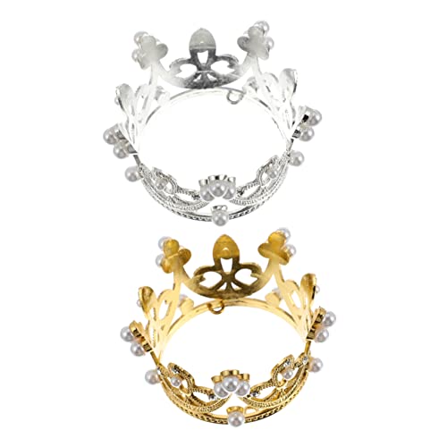 CIYODO 2 Stück Perlenkronen Ornament Hochzeitsdekor Prinzessinnen Krone Dekoration Ornament Ornamente Für Die Krone Geburtstagstorte Ornament Krone Kopfschmuck Kronen CIYODO 2 Stück Perlenkronen Ornament Hochzeitsdekor Prinzessinnen Krone Dekoration Ornament Ornamente Für Die Krone Geburtstagstorte Ornament Krone Kopfschmuck Kronen von CIYODO