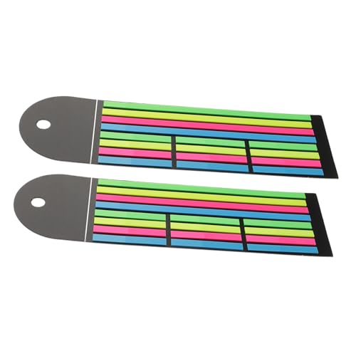 CIYODO 2 Stück Teiliges Fluoreszierende Haftstreifen Kurze und Lange Index Tabs Bunte Schmale Markierungsstreifen Beschreibbare Haftnotizen für Bücher Notizbücher für Schüler und Lehrer CIYODO 2 Stück Teiliges Fluoreszierende Haftstreifen Kurze und Lange Index Tabs Bunte Schmale Markierungsstreifen Beschreibbare Haftnotizen für Bücher Notizbücher für Schüler und Lehrer von CIYODO
