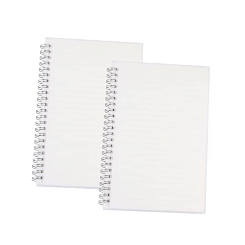 CIYODO 2 Stück Teiliges Transparentes Spiralnotizbuch mit Mattierter Oberfläche Liniert Querformat Langlebiges Notizheft für Schule Büro und Alltag Glattes Schreibempfinden CIYODO 2 Stück Teiliges Transparentes Spiralnotizbuch mit Mattierter Oberfläche Liniert Querformat Langlebiges Notizheft für Schule Büro und Alltag Glattes Schreibempfinden von CIYODO