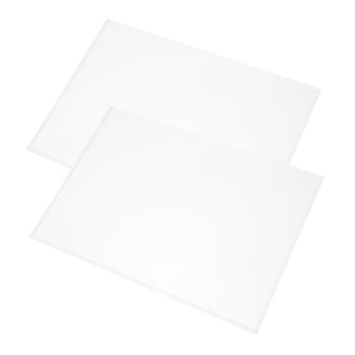 CIYODO 2 Stück Transparenter Acryl Dokumentenhalter Doppeltes Fach Büro Organizer Klare Displaybox Für Büro Präsentationen Und Ordnung von CIYODO