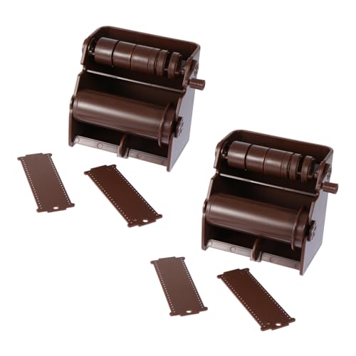 CIYODO 2 Stück Washi Tape Abroller Papierklebebandspender Braun Praktischer Papierschneider für Büro Schule Zuhause Geeignet für Klebebänder CIYODO 2 Stück Washi Tape Abroller Papierklebebandspender Braun Praktischer Papierschneider für Büro Schule Zuhause Geeignet für Klebebänder von CIYODO