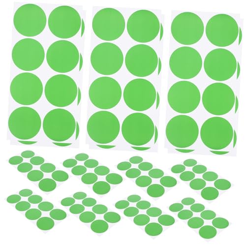 CIYODO 20 Blatt Farbige Runde Aufkleber Selbstklebende Beschreibbare PVC Klebepunkte Wasserfest Bunte Etiketten für Beschriftung und Organisation im Büro und Haushalt CIYODO 20 Blatt Farbige Runde Aufkleber Selbstklebende Beschreibbare PVC Klebepunkte Wasserfest Bunte Etiketten für Beschriftung und Organisation im Büro und Haushalt von CIYODO