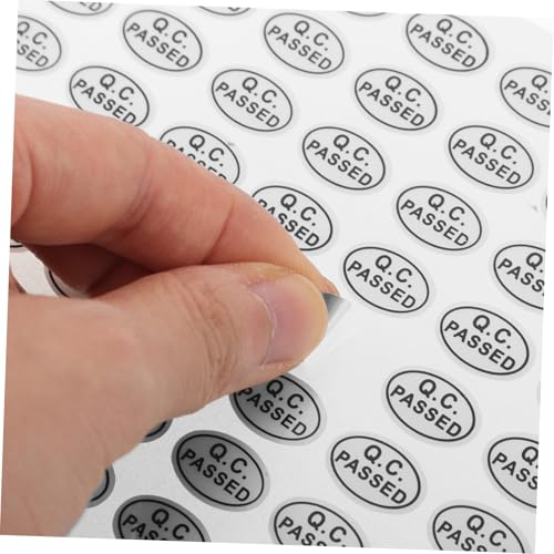 CIYODO 20 Blatt Qc Pass Aufkleber mit Manipulationsschutz Selbstklebende Qualitätssicherungs Etiketten für Elektronik Dokumente Verpackung und Lagerkontrolle Sichtbare CIYODO 20 Blatt Qc Pass Aufkleber mit Manipulationsschutz Selbstklebende Qualitätssicherungs Etiketten für Elektronik Dokumente Verpackung und Lagerkontrolle Sichtbare von CIYODO