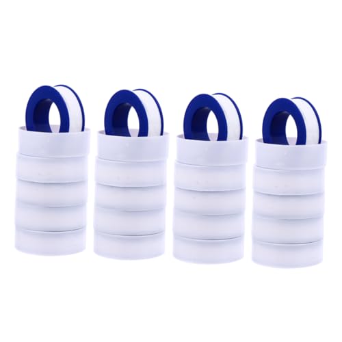 CIYODO 20 Rollen Rohstoffgürtel Mit Hohem Temperatur Rohr Leckdichtband Installation Wasserdichtes Band Abdichtungsband Wasserdichtes Klebeband Klempnerband Für Lecks Ptfe Weiß CIYODO 20 Rollen Rohstoffgürtel Mit Hohem Temperatur Rohr Leckdichtband Installation Wasserdichtes Band Abdichtungsband Wasserdichtes Klebeband Klempnerband Für Lecks Ptfe Weiß von CIYODO