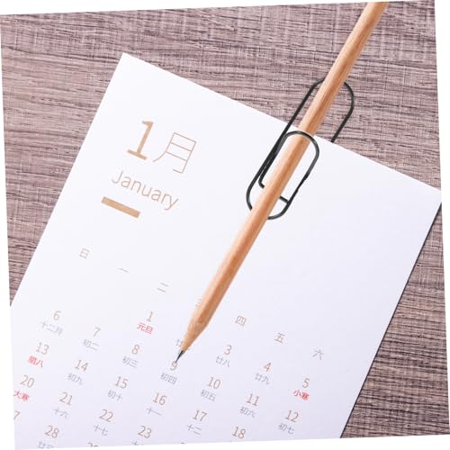 CIYODO 20 Stück Kleine Metall Stiftclips Schwarze Büroklammern Stabile Aktenklammern für Dateien und Papier Praktische Kleine Clips für Büro und Alltag von CIYODO