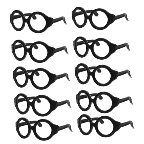 CIYODO 20 Stück Puppenbrillen Brillen Sonnenbrillen Dekorative Brillen Dekore Puppen Anziehbrillen Puppen Mini Brillen Lustige Brillen Dekore Puppenbrillen Metall von CIYODO
