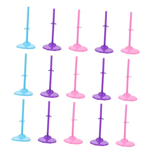 CIYODO 20 Stück Puppenständer Erste Puppenorganisator Kleine Puppen Puppe Mit Ständern Inhaber Modell Steht Puppe Miniatur Puppenhalterungen Stützständer Für Puppen Puppe Unterstützt Abs von CIYODO