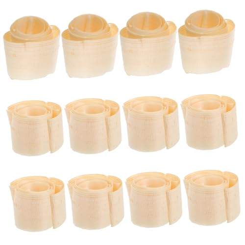 CIYODO 20 Stück Teiliges Holzspäne für Diy Projekte Unkolorierte Holzstücke zum Polstern und Verpacken für Bastelarbeiten und Kreative Gestaltungen CIYODO 20 Stück Teiliges Holzspäne für Diy Projekte Unkolorierte Holzstücke zum Polstern und Verpacken für Bastelarbeiten und Kreative Gestaltungen von CIYODO