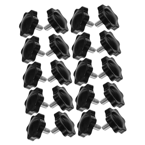 CIYODO 20 Stück Teiliges Sterngriffschrauben mit Ergonomischem Kunststoffgriff Langlebige Rändelschrauben für Vielseitige Klemm und Reparaturarbeiten Geeignet für Industrie und DIY CIYODO 20 Stück Teiliges Sterngriffschrauben mit Ergonomischem Kunststoffgriff Langlebige Rändelschrauben für Vielseitige Klemm und Reparaturarbeiten Geeignet für Industrie und DIY von CIYODO