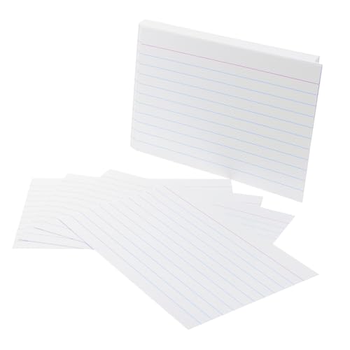 CIYODO 200 Stück Horizontal Lined Index Cards Dicke Notizkarten Schweres Papier Für Lernen Büro Präsentationen Prüfungen Kompakte Strapazierfähige Karteikarten Für Schule Organisation CIYODO 200 Stück Horizontal Lined Index Cards Dicke Notizkarten Schweres Papier Für Lernen Büro Präsentationen Prüfungen Kompakte Strapazierfähige Karteikarten Für Schule Organisation von CIYODO