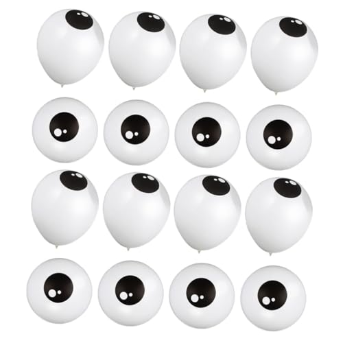 CIYODO 200Stücke Halloween Augen Luftballons Latex Ballons für Partydekoration Requisiten für Mottopartys Fröhliche und Kreative Raumgestaltung von CIYODO