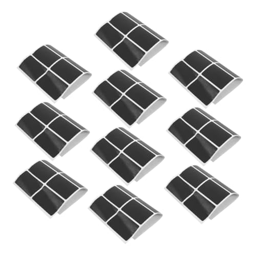 CIYODO 200Stücke Wiederverwendbare Tafel Etiketten Schwarze Aufkleber für Gläser Flaschen und Küchenbehälter Selbstklebend Beschreibbar für Partys und Hochzeiten von CIYODO