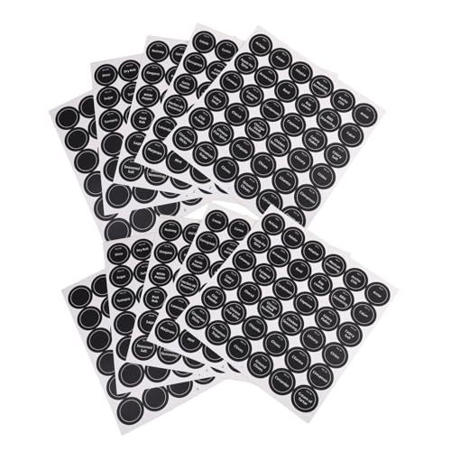 CIYODO 20Blätter Runde Gewürzgläser Etiketten Selbstklebende Wasserdichte Aufkleber für Gewürzdosen für Metallbehälter Kompaktes Design für Praktische CIYODO 20Blätter Runde Gewürzgläser Etiketten Selbstklebende Wasserdichte Aufkleber für Gewürzdosen für Metallbehälter Kompaktes Design für Praktische von CIYODO