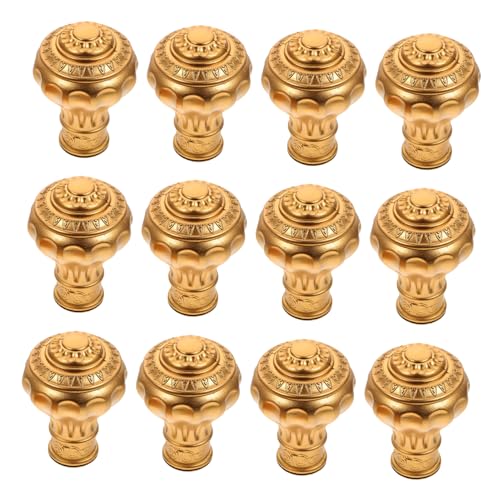 CIYODO 24 Stk Zubehör für Gardinenstangen Vintage- römischer Polaufsatz gardinenstangen set vorhangstangen set Vintage-Vorhänge goldene gardinenstange Gardinenstangenende Plastik von CIYODO