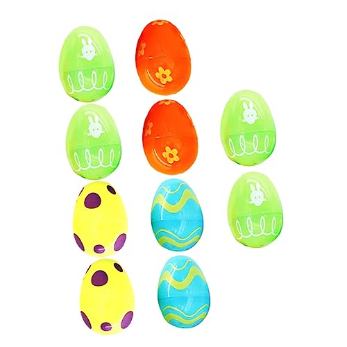 CIYODO 24 Stück Teiliges Deko Eier Kunststoff Bemalt Realistische Ostereier zum Befüllen und Dekorieren Bunte Festival Party Accessoires für Osterfeiern und Themenpartys Zufällige Farbe CIYODO 24 Stück Teiliges Deko Eier Kunststoff Bemalt Realistische Ostereier zum Befüllen und Dekorieren Bunte Festival Party Accessoires für Osterfeiern und Themenpartys Zufällige Farbe von CIYODO