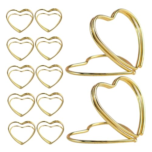 CIYODO 25 Stück Herzförmige Metall Tischkartenhalter Platzkartenhalter Fotohalter für Hochzeit Party Praktisch und Vielseitig für Fotos Visitenkarten und Notizen CIYODO 25 Stück Herzförmige Metall Tischkartenhalter Platzkartenhalter Fotohalter für Hochzeit Party Praktisch und Vielseitig für Fotos Visitenkarten und Notizen von CIYODO